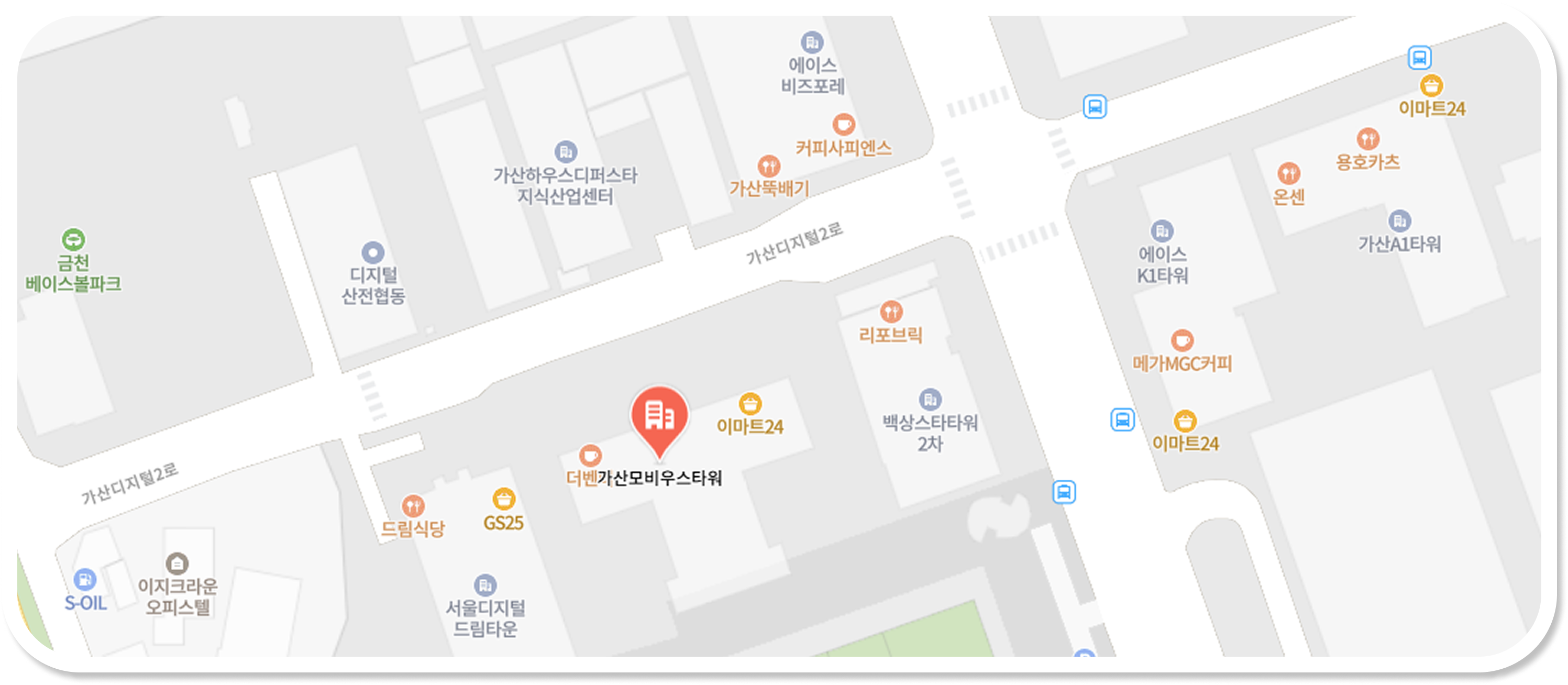 회사 위치 지도